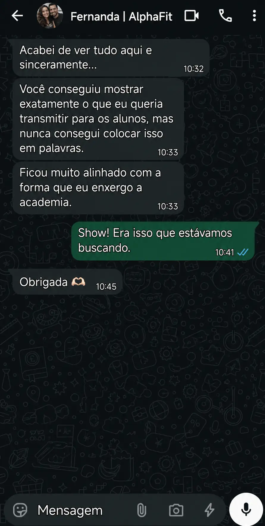 Depoimento Fernanda — AlphaFit